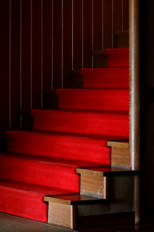 写真：館内の階段